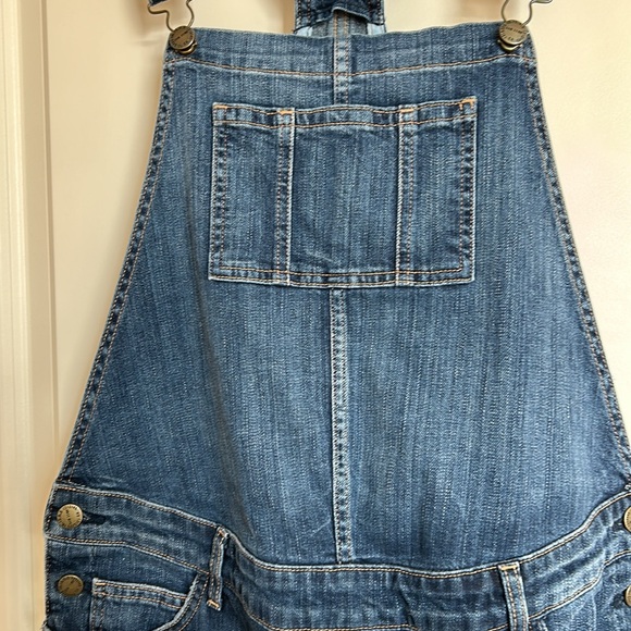 EUC Current/Elliot Hatch Maternity Jean Overalls (size small) - Picture 5 of 8